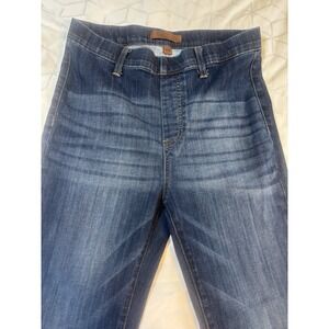 Judy Blue Jeans Womens 9/28 Pull On Flare Stretch Denim Pants Trouser Dark High‎